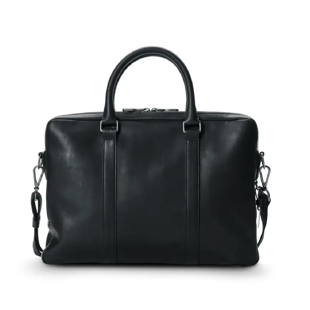 Savysells Executive Leather Computer Briefcase 5 Voyage Leather Travel Bag - Image 1