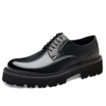Men's Leather Oxford Shoes Handmade Business Pointed Toe Formal Dress Footwear